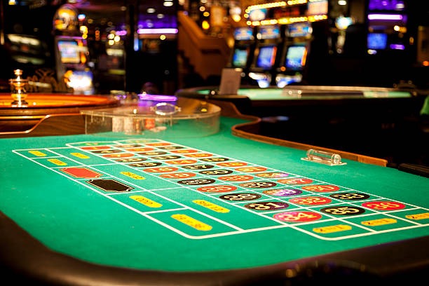 Live casino table with multiple game options
